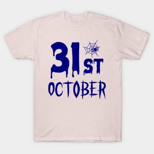 31 St October - Blue color T-Shirt